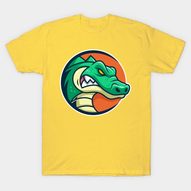 Crocodile T-Shirt by mightyfire